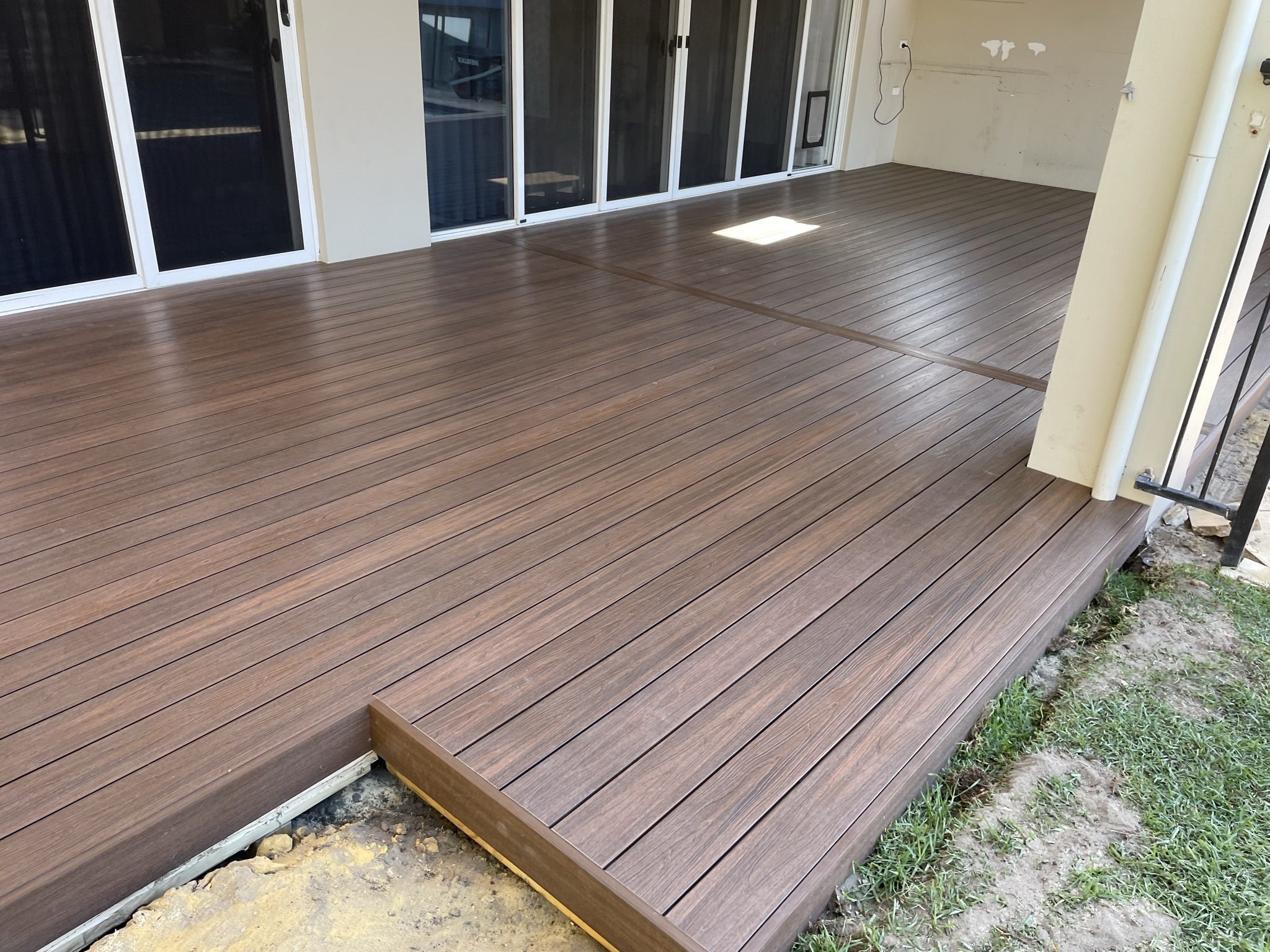 Merbau decking shown at secret harbour