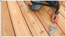 repairing a timber deck